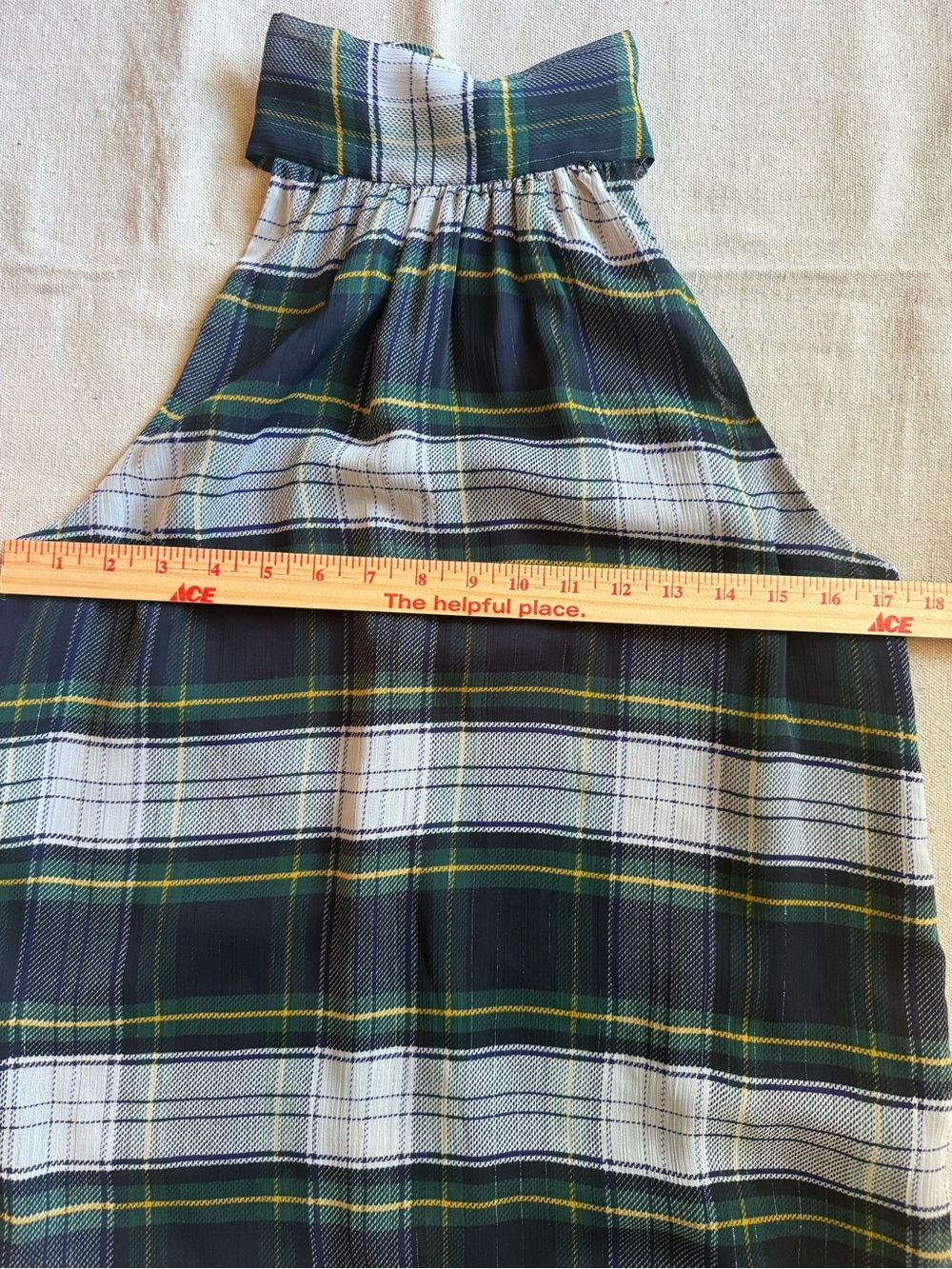 J. Crew Plaid Halter Top - Picture 3 of 5